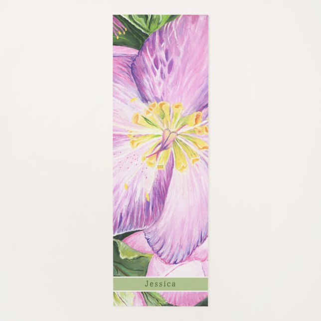Tapete De Yoga Linda Floral Yoga Mat (Frente)