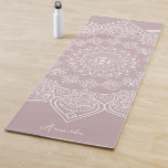 Tapete De Yoga Linda Luz Lilac Mandala Personalizada Ioga Mat<br><div class="desc">Linda Luz Lilac Mandala Personalizada Ioga Mat</div>
