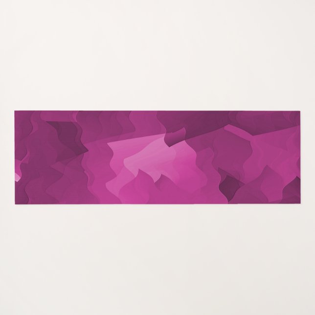 Tapete De Yoga Lindo em Rosa..... (Verso (Horizontal))