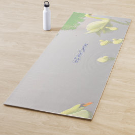 Tapete De Yoga Lindo Lago dos Cisnes