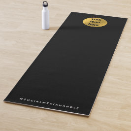 Tapete De Yoga Logotipo comercial Promocional Dourado Yoga Studio