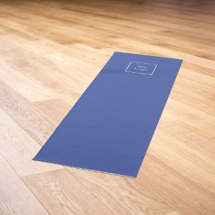 Tapete De Yoga Logotipo da empresa - estúdio de negócios clássico