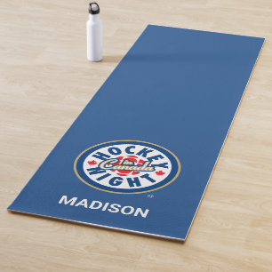 Tapete De Yoga Logotipo da noite de hóquei no Canadá