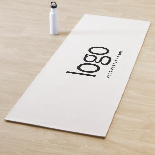 Tapete De Yoga Logotipo e Texto Promocional Empresarial