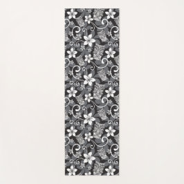 TAPETE DE YOGA LUAU TIKI PATTERN (CHARCOAL)