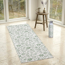 Luxo Sage Francês Toile Artesanal Botânico