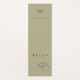 Tapete De Yoga Luxury Labrador Yoga Mat | Personalized Name