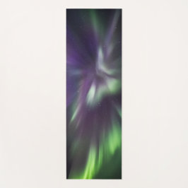 Tapete De Yoga Luzes Nortes coloridas