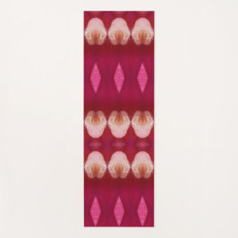 Tapete De Yoga Magenta Flower Ikat 2