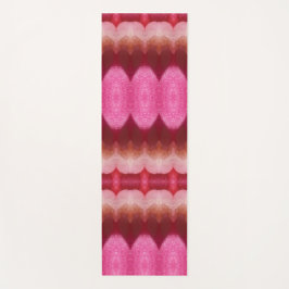 Tapete De Yoga Magenta Flower Ikat 3