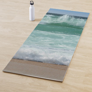 Tapete De Yoga Malhação Beach Selim Sea Waves Sand Yoga