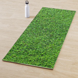 Tapete De Yoga Malhação de Campo de Grama Verde Modelo da Tend