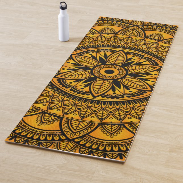 Tapete De Yoga Mandala Âmbar Étnico 2 (In Situ)