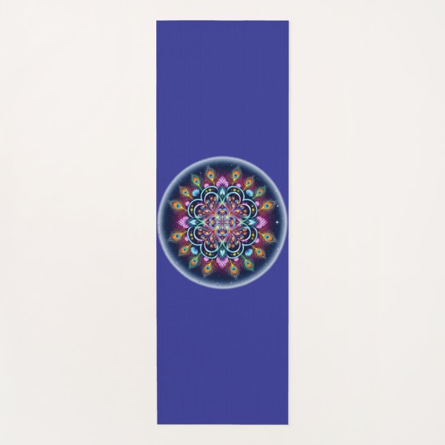 Tapete de Yoga Mandala Cósmico (Frente)