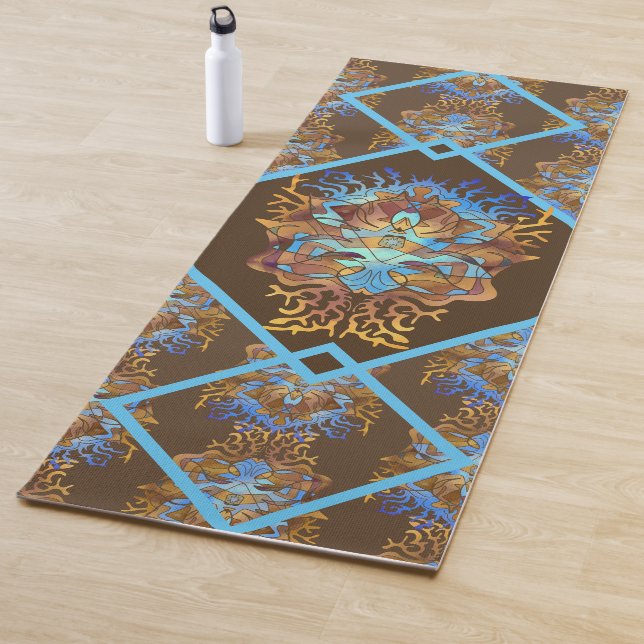 Tapete De Yoga Mandala da Terra e do Céu (In Situ)
