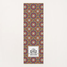 Mandala flores monograma nome personalizado letra