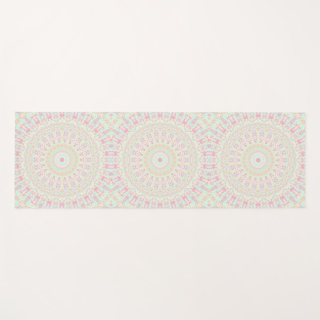 Tapete De Yoga Mandala Hippie   (Frente (Horizontal))