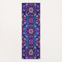 Tapete de Yoga Mandala Magic – Roxo e Rosa Vibrant
