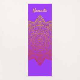 Tapete de Yoga Mandala Namaste Personalizado