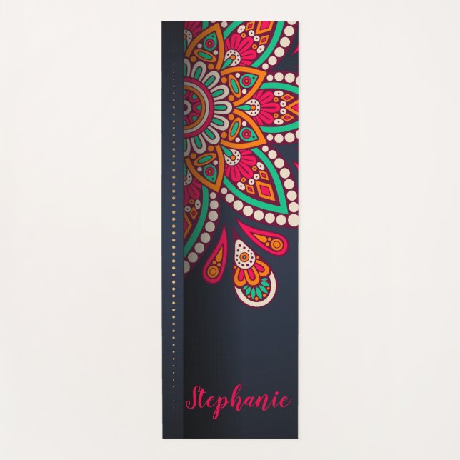 Tapete De Yoga Mandala Yoga Mat (Frente)