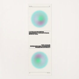 Tapete De Yoga manifestação diária de afirmações