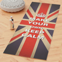 Mantenha a calma Modelo - Vintage Union Jack Yoga