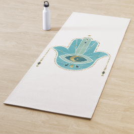 Tapete De Yoga Mão de Hamsa