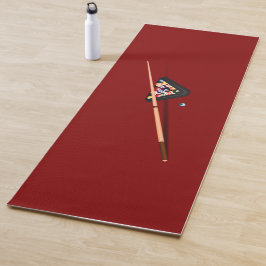 Tapete De Yoga Maroon Billiard Mesa