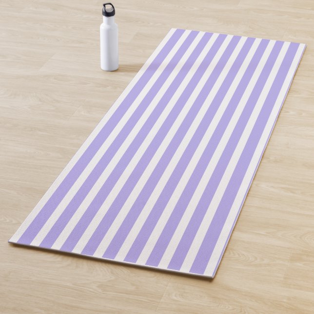 Tapete De Yoga Maximum Blue Vertical Stripped Yoga Mat (In Situ)