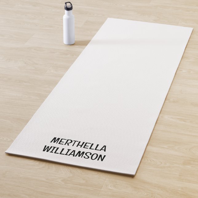 Tapete De Yoga MEDITAÇÃO À BÍBLIA De Nome Personalizado Cristão (In Situ)