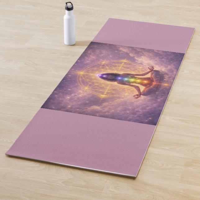Tapete de Yoga Meditação Chakra Design Espiritual (In Situ)