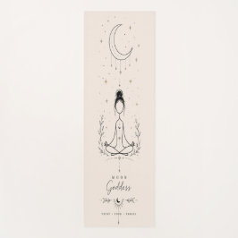 Tapete de Yoga Meditação da Deusa da Lua