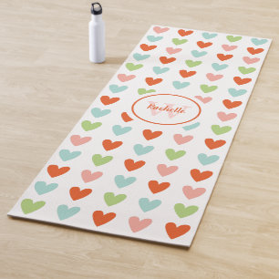 Tapete De Yoga Meditação de Yoga Mat do Monograma Moderno
