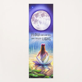 Tapete De Yoga Meditação Inspiracional Lótus Flor Cheia