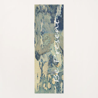 Tapete De Yoga Meditação Oradora Espiritual Mulher Blue Yoga Mat