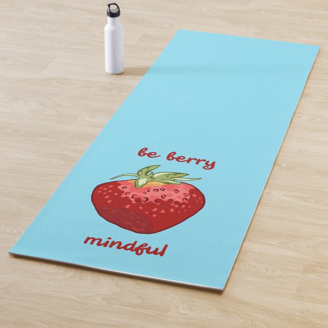 Tapete De Yoga Meditação "Seja Berry Mindful" (In Situ)
