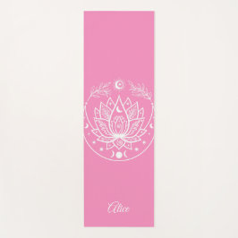 Tapete De Yoga Meditação Yoga Mat Personalizada - Rosa-Presente