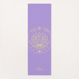 Tapete De Yoga Meditação Yoga Mat Personalizada - Roxo