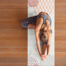 Tapete De Yoga Meditação Zen do Estilo Japandi