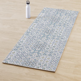 Tapete De Yoga Mediterranean Tiles, Moroccan, Majolica, Azulejo