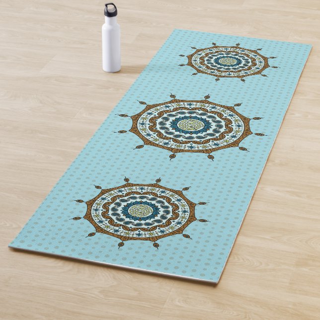 Tapete De Yoga Mehndi Fantasy Copper Yoga Mat (In Situ)