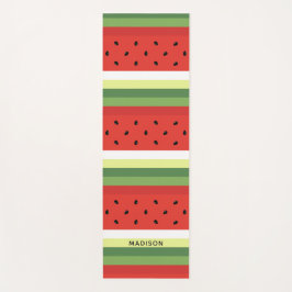 Tapete De Yoga Melancia Nome personalizado do padrão yoga mat