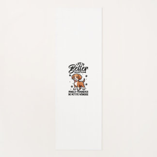 Tapete De Yoga Melhor vida com Anglo-Français de Petite Vénerie