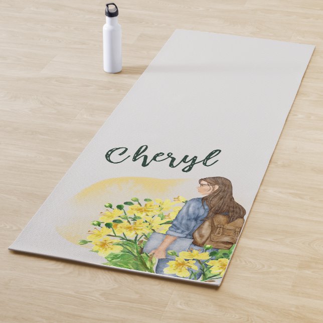 Tapete De Yoga Menina de escola (In Situ)