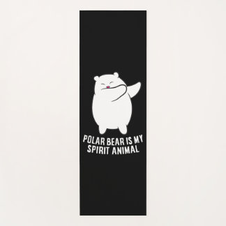 Tapete De Yoga Meu Espírito Urso Polar De Urso Polar Bonito Ao Lo