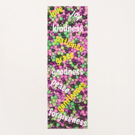 Tapete De Yoga Miçanga bonito e tapete Yoga Virtude