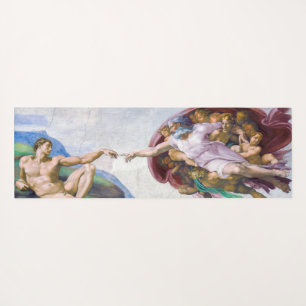 Tapete De Yoga Michelangelo - Criação de Adão Isolado