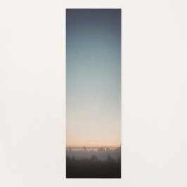 Tapete De Yoga Minimal Forest Dawn