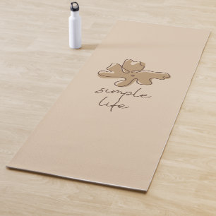 Tapete de Yoga Minimalismo Vida Simples