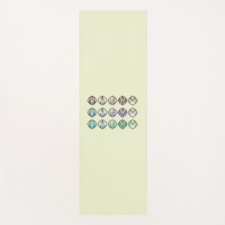 Tapete De Yoga Minimalist Zen Buddhist Mudras Yoga mat